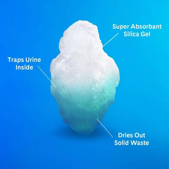 10 lb Unscented Silica Gel Cat Litter M495