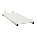32" x 13.5" White Padded Folding Tub Seat I8432
