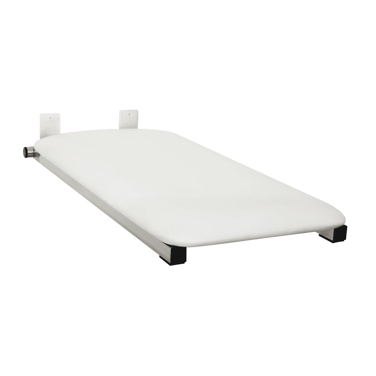 32" x 13.5" White Padded Folding Tub Seat I8432