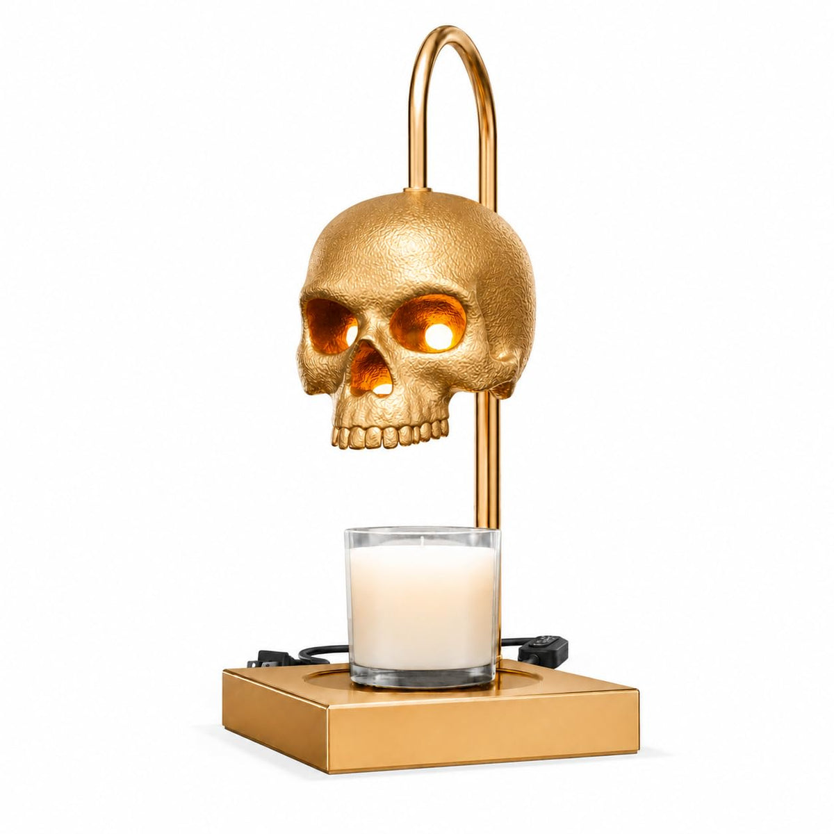 Skull Candle Warmer Lamp with Timer and Dimmer V476