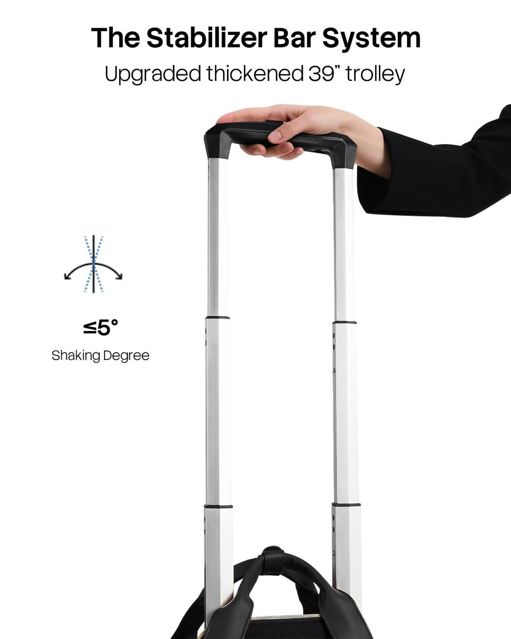 Underseat Carry On Luggage with Wheels G999