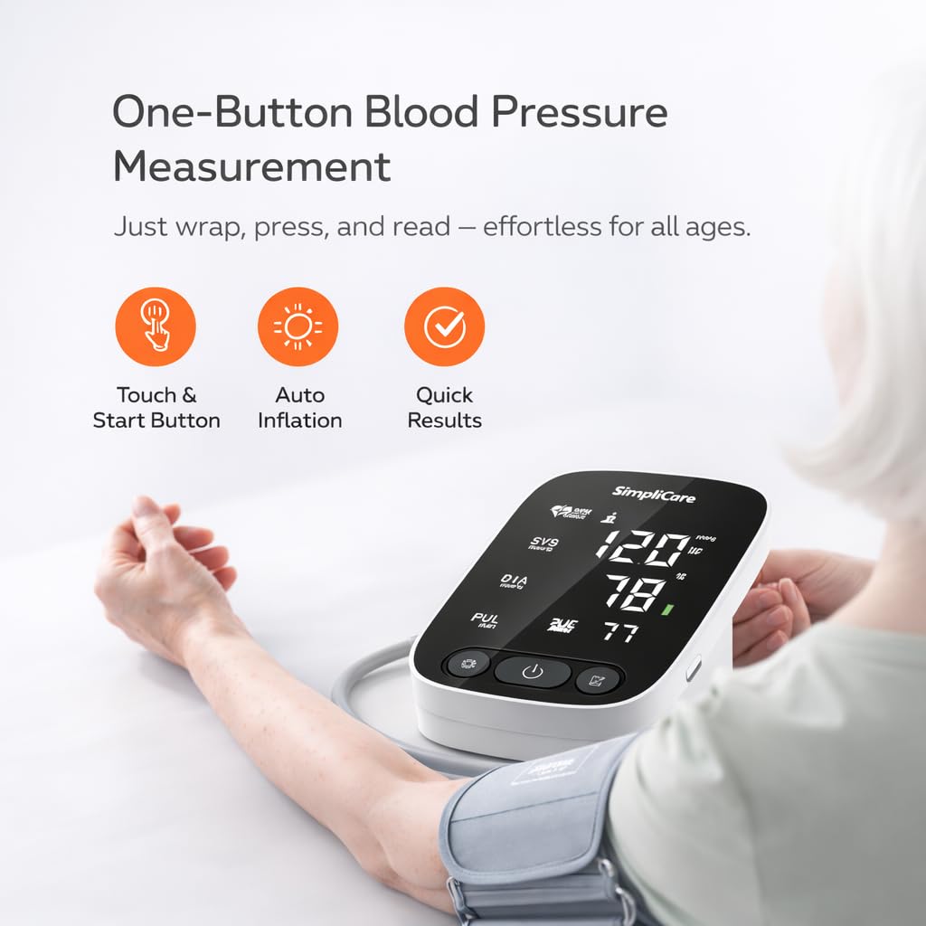 Blood Pressure Monitor with XL Cuff and LED Display J26512