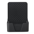 Silicone Drink Coasters with Holder, Set of 6, Black B180