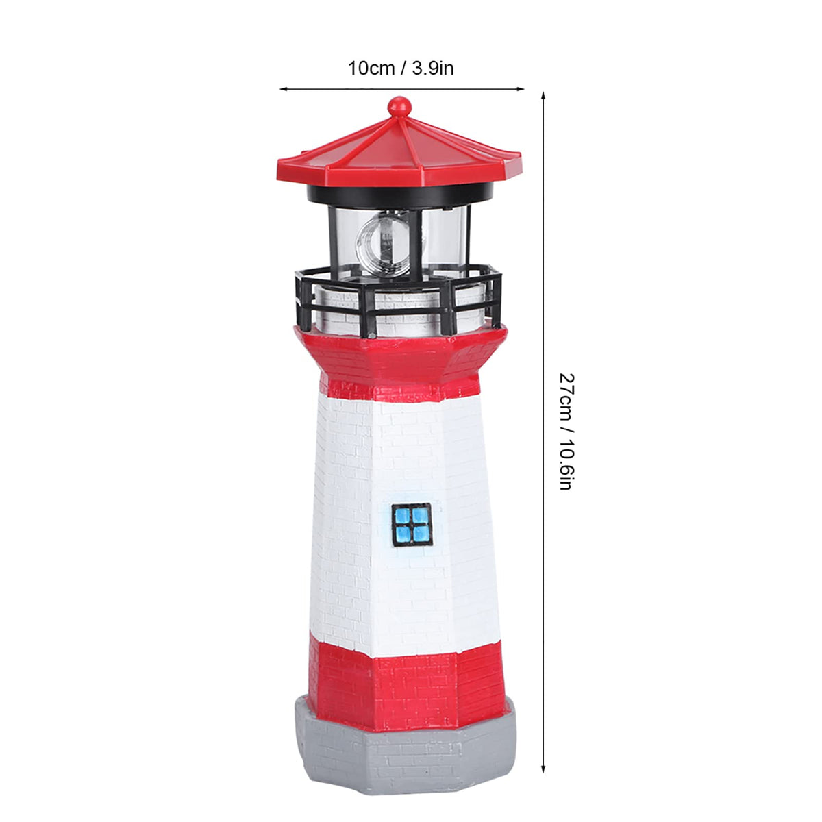 Solar Powered LED Lighthouse K6397