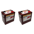 6V Deep Cycling VRLA AGM Batteries, Maroon, Pack of 4 Z685