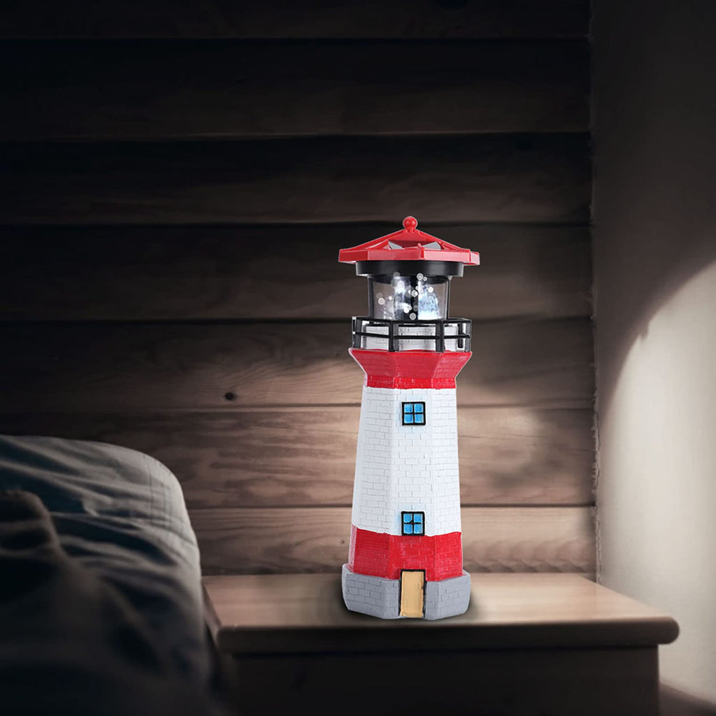 Solar Powered LED Lighthouse K6397