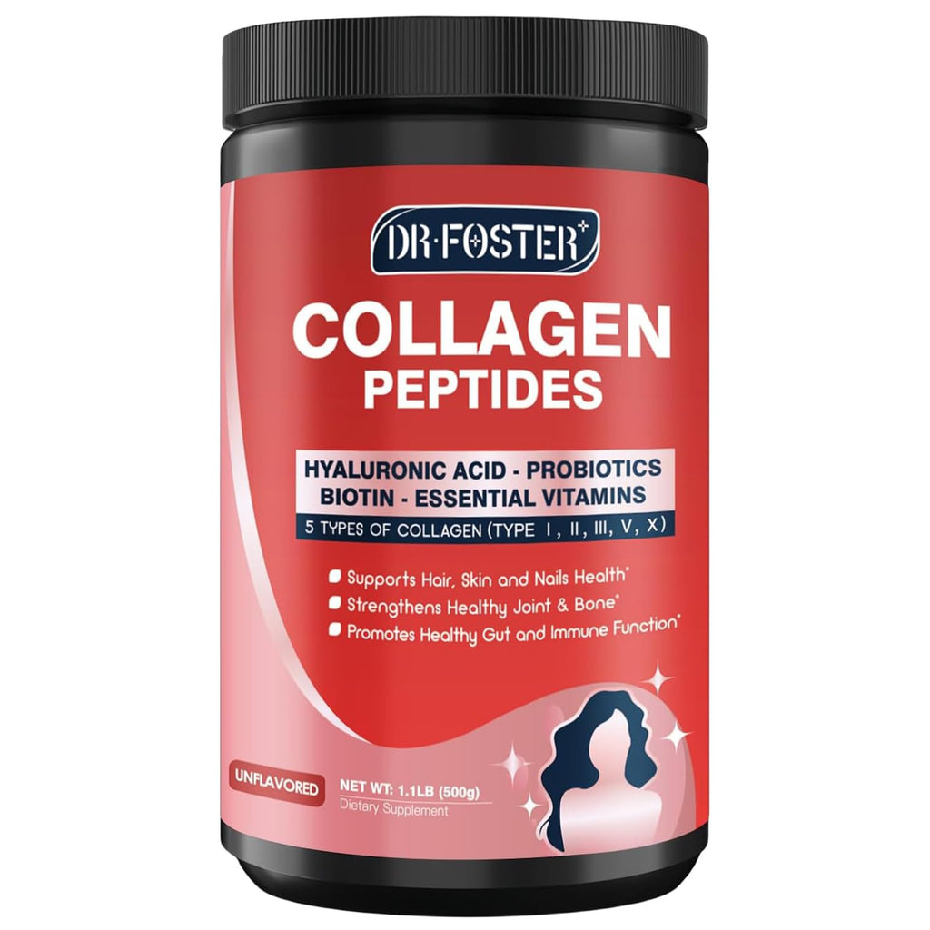 Multi Collagen Peptide Powder with Probiotics O9931