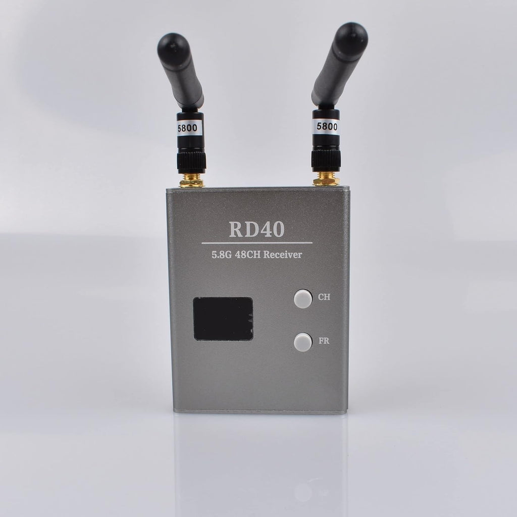 5.8GHZ 48Channel RD40 Raceband Dual Diversity Receiver with A/V and Power Cables X3209