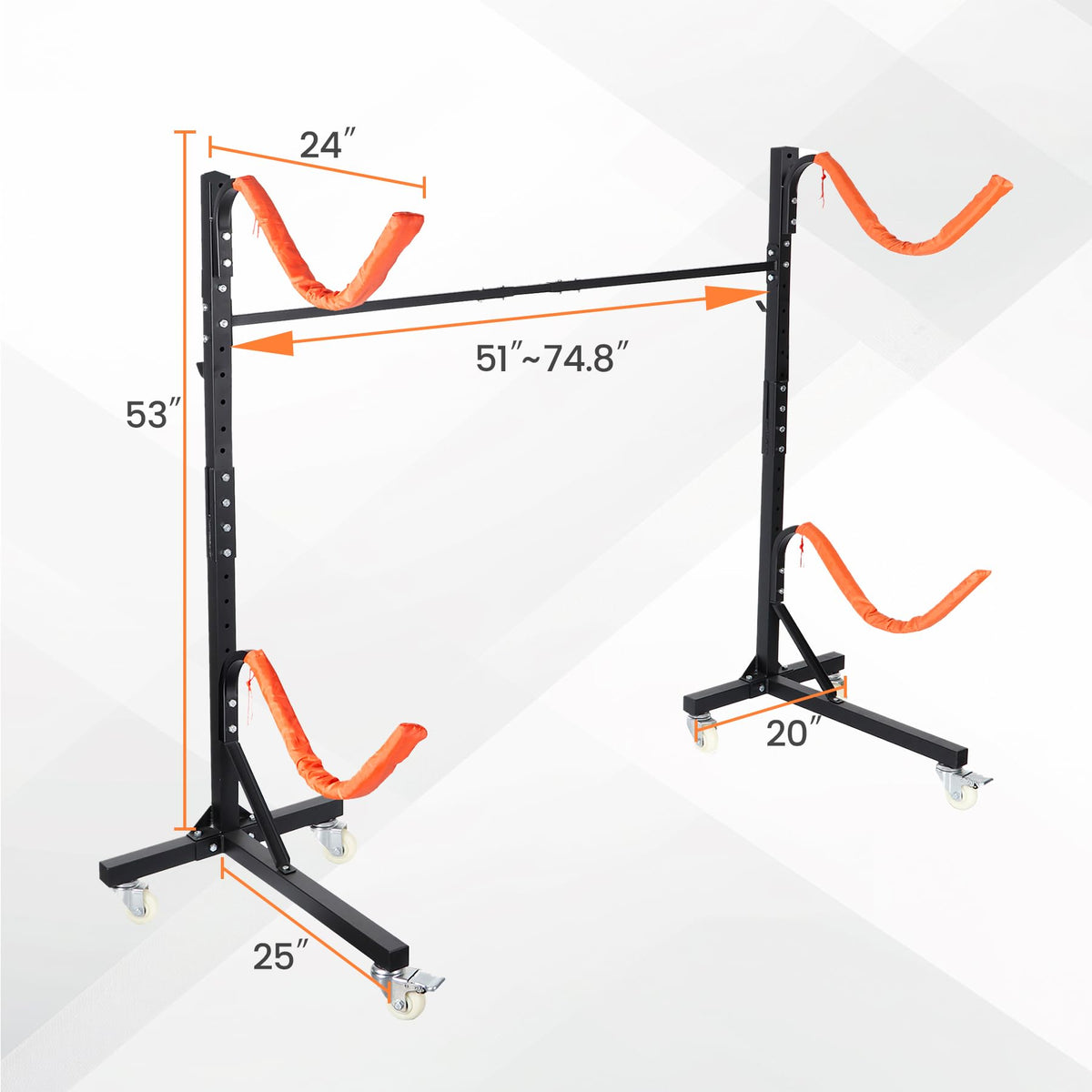 Freestanding Kayak Storage Rack Y73592