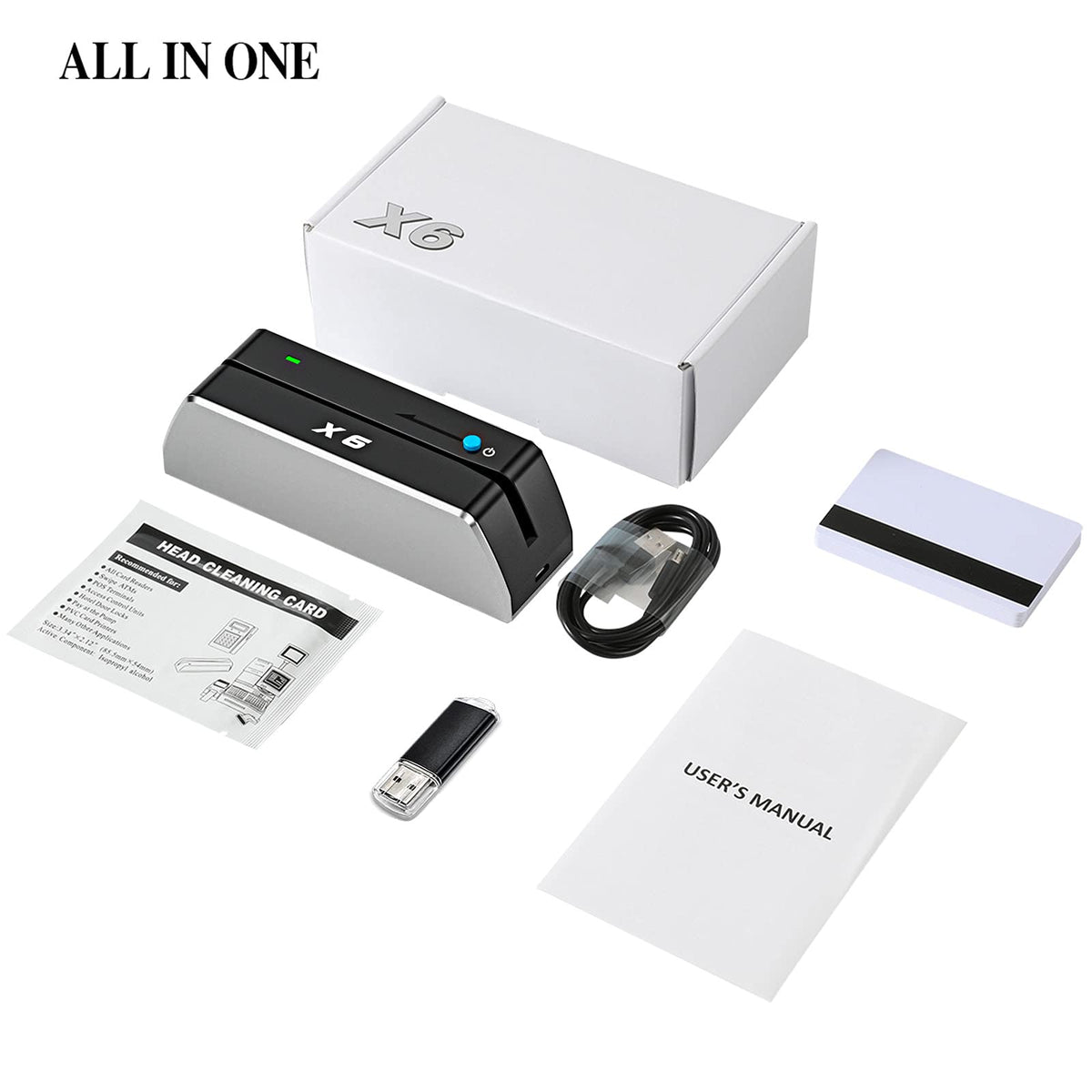 USB 3 Tracks Card Reader Writer Y3890