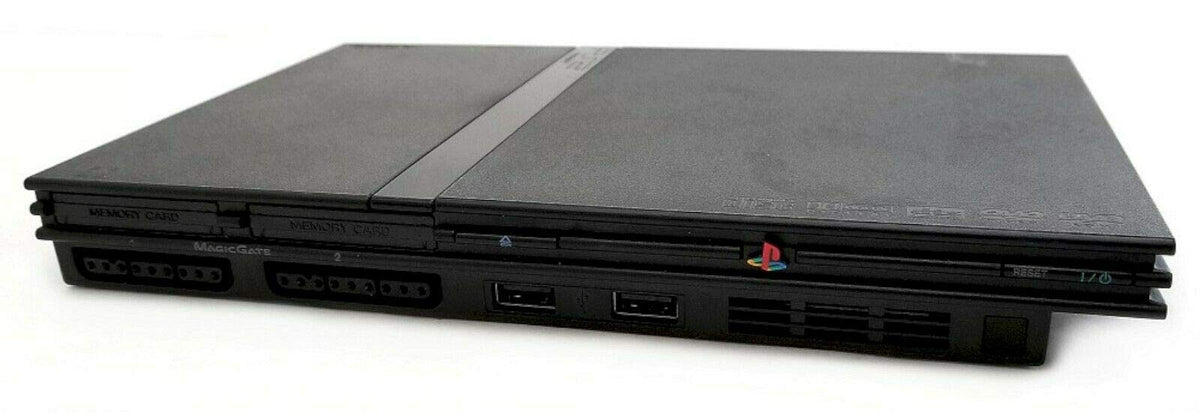 PS2 Slim Gaming Console with 2 Wireless Controllers N204