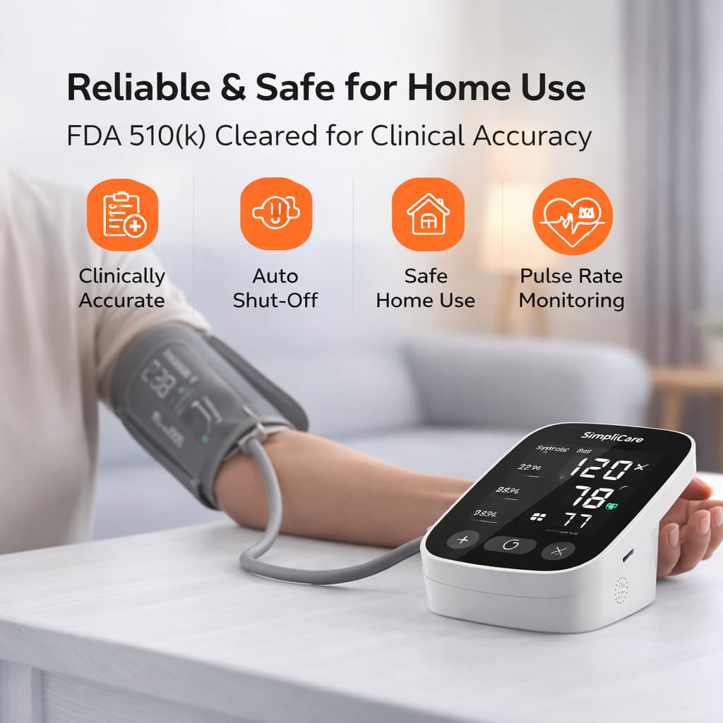 Blood Pressure Monitor with XL Cuff and LED Display J26512