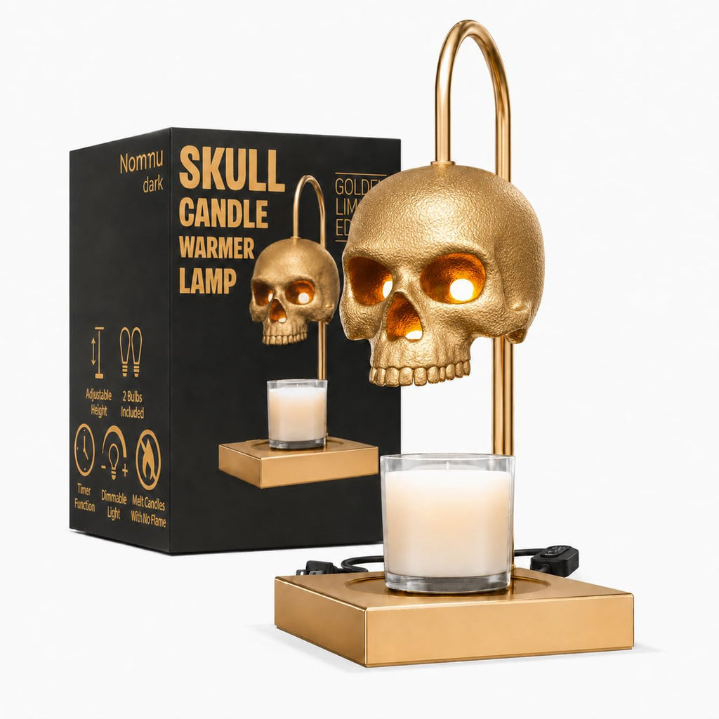 Skull Candle Warmer Lamp with Timer and Dimmer V476