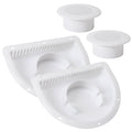 Trailer RV Sidewall Exhaust Vent Fan Kit with Cover, 2 Pack I84360