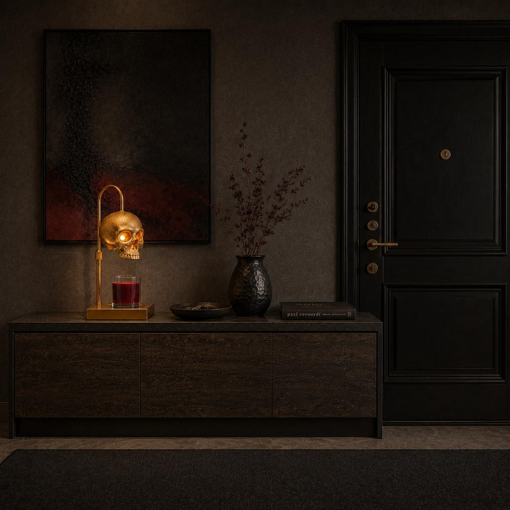 Skull Candle Warmer Lamp with Timer and Dimmer V476