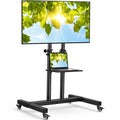 Rolling TV Stand on Wheels for 32-83 Inch Screens up to 110lbs T839