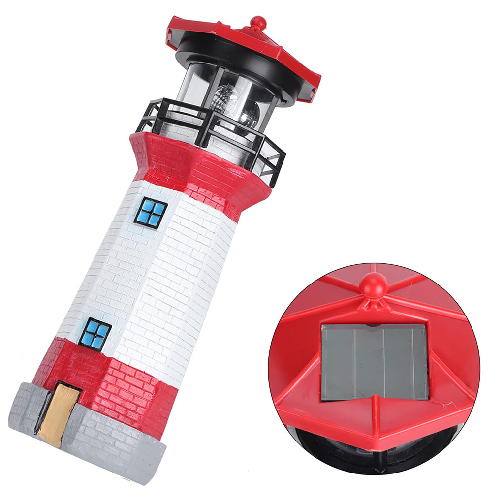 Solar Powered LED Lighthouse K6397