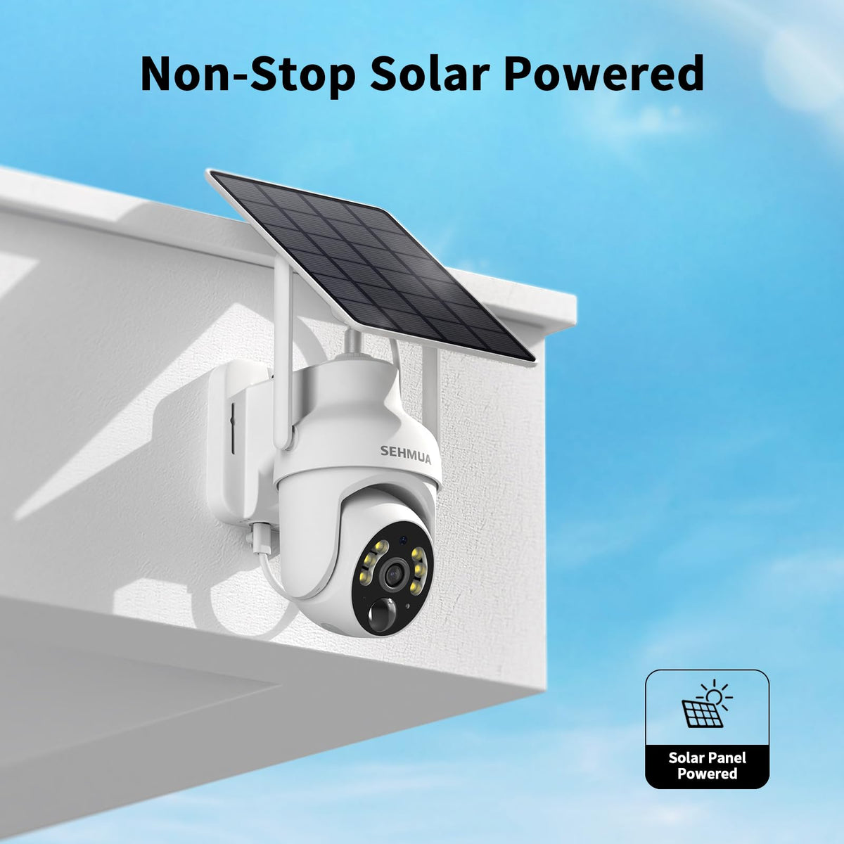 2K Solar Security Cameras Wireless Outdoor 4 Pack White K5683