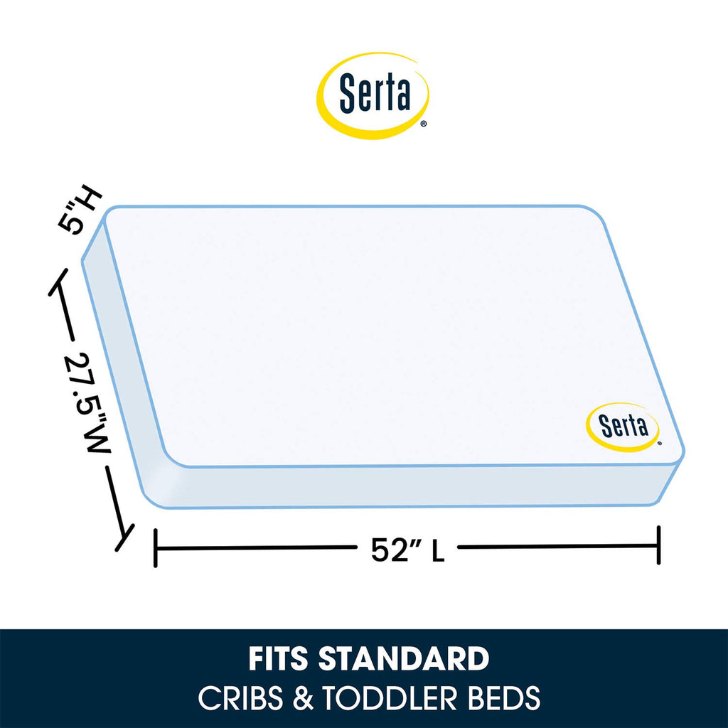 2-Stage Baby Crib and Toddler Mattress S240201