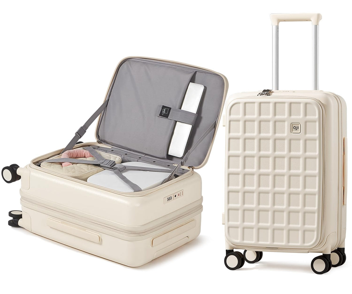 20 Inch Lightweight Hardside Carry On Luggage with Spinner Wheels V39197
