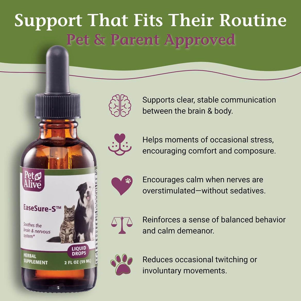 2 Fl Oz Herbal Nervous System Support for Pets U483619