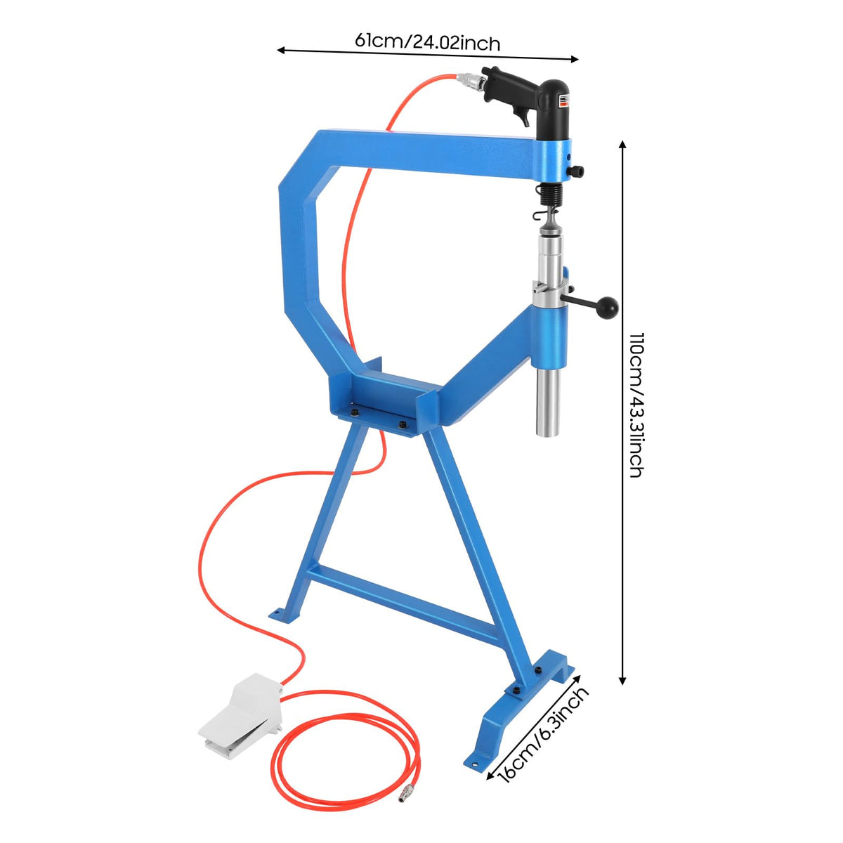 Pneumatic Planishing Hammer with Stand & Pedal F820415