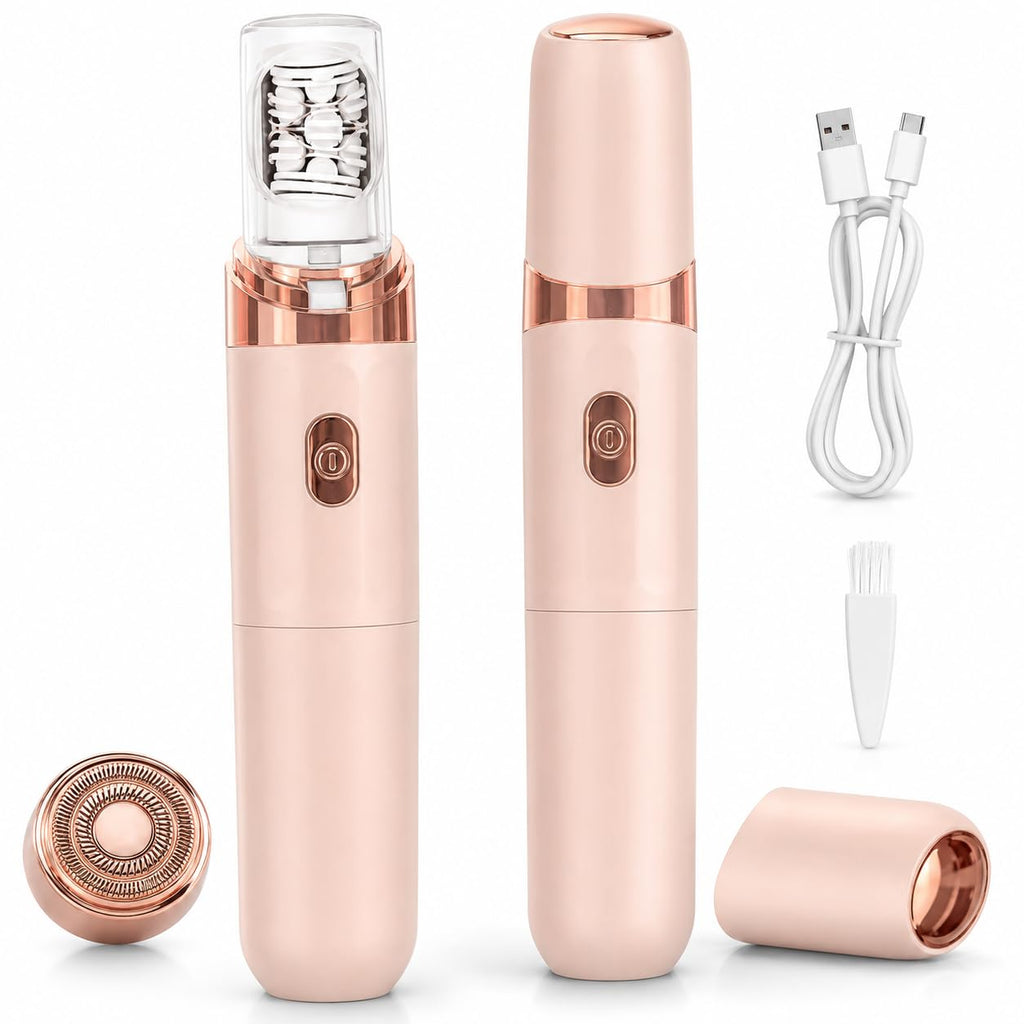 2-in-1 Facial Hair Remover with LED Light D9786