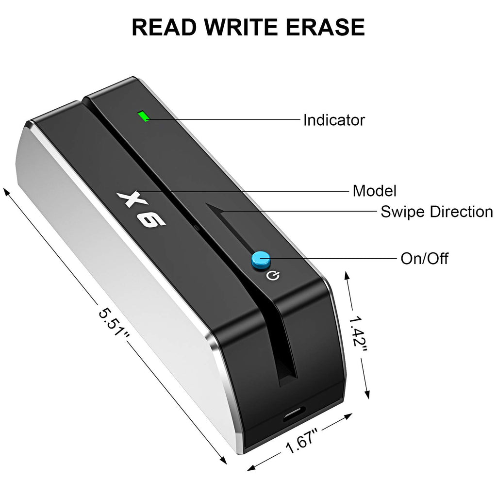 USB 3 Tracks Card Reader Writer Y3890