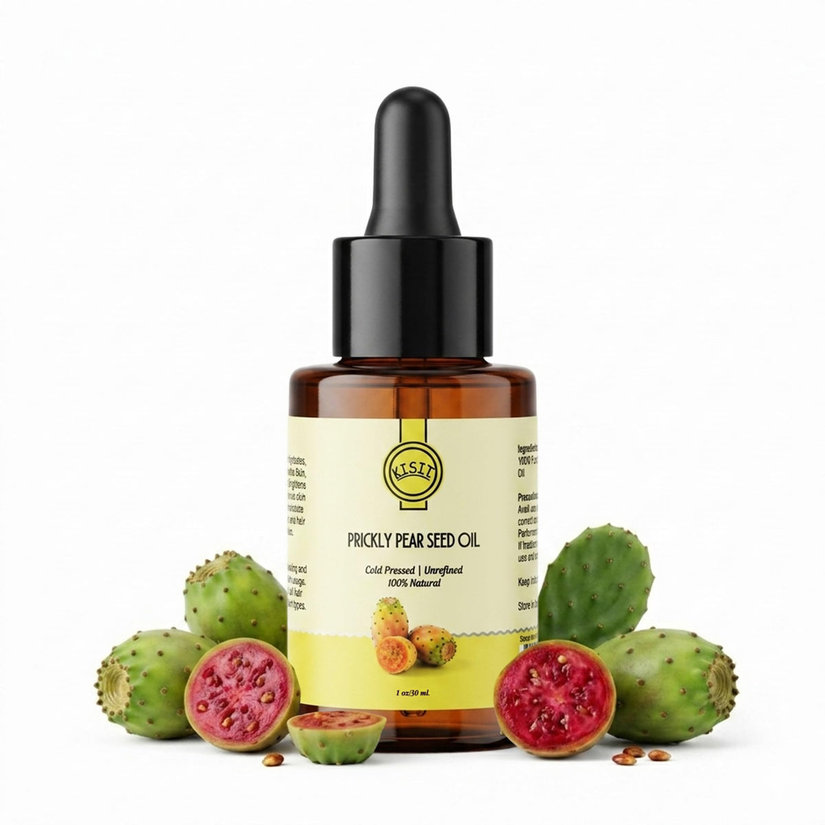 Prickly Pear Seed Oil 1 oz Glass Bottle D9212