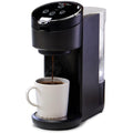 Single Serve K-Cup Pod Compatible Coffee Maker with 40oz Water Reservoir, Black E690527