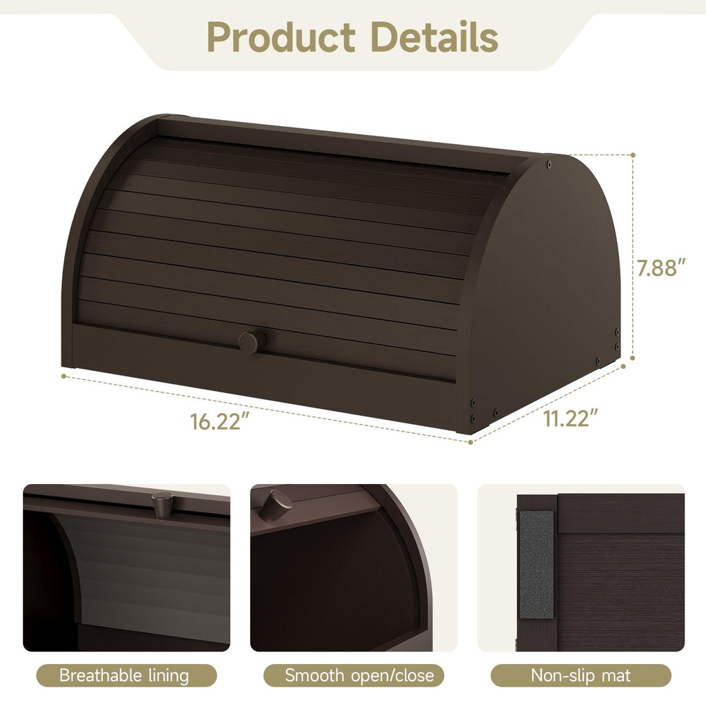 Roll-Top Bread Box I676