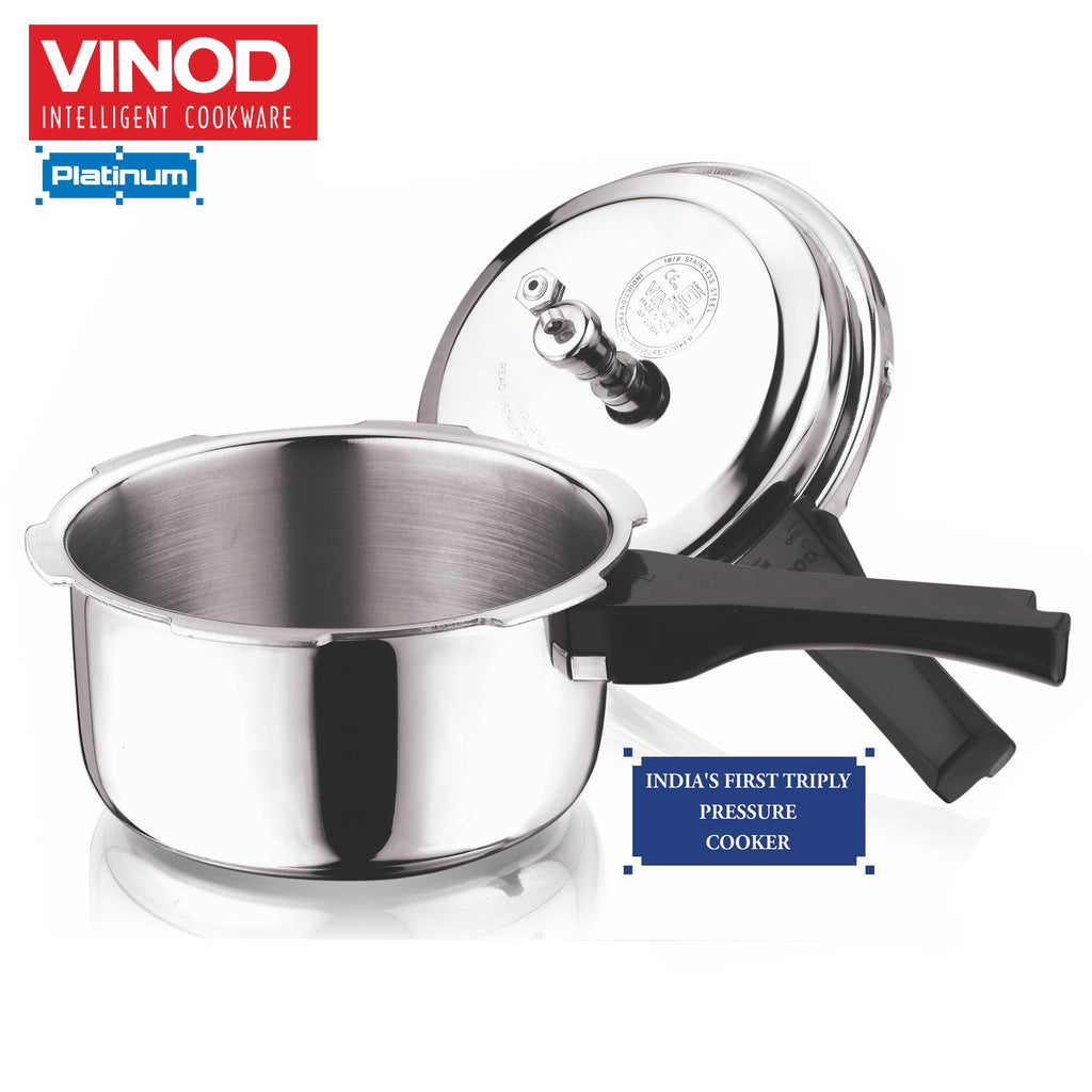 Triply Stainless Steel Pressure Cooker 68 oz M252