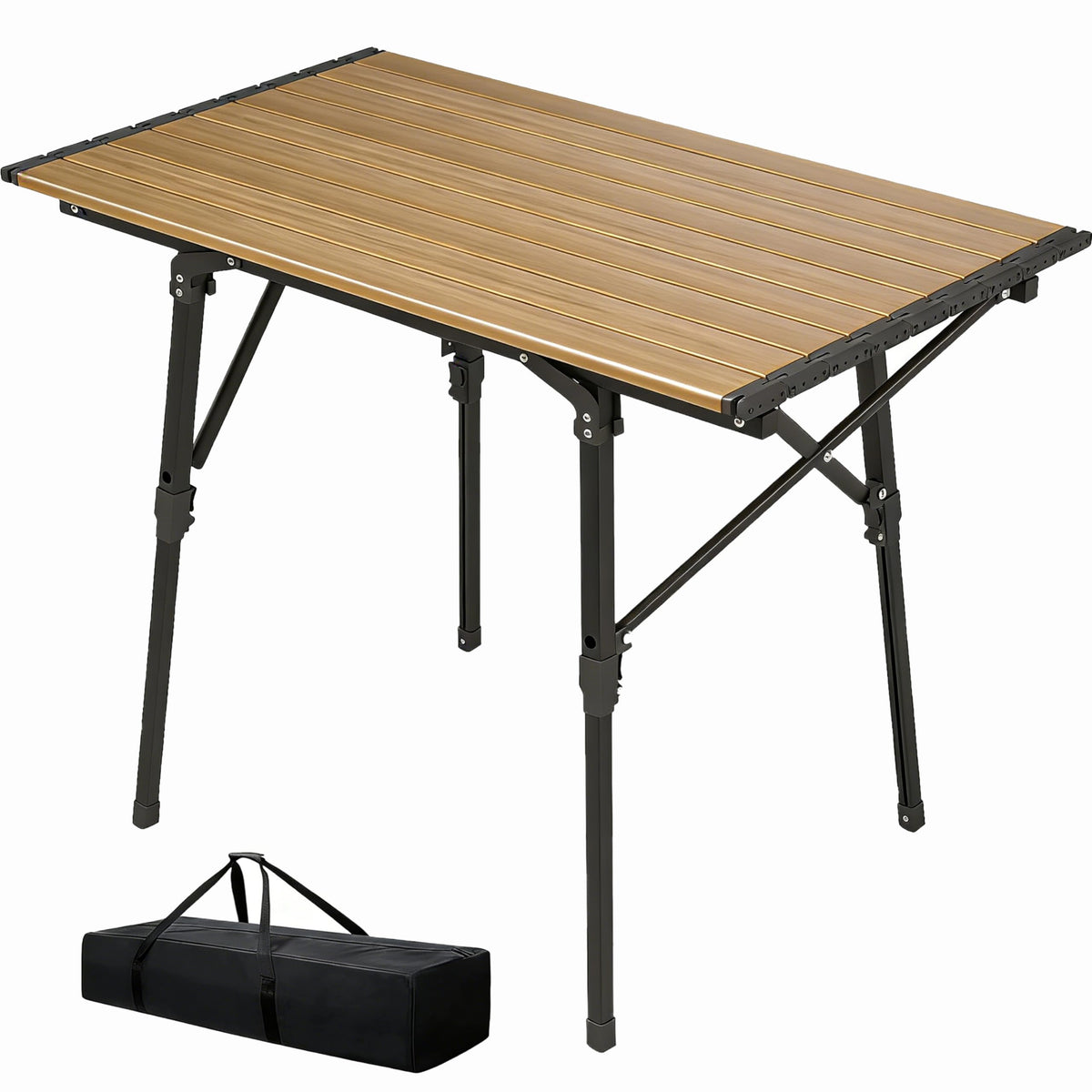 Lightweight Aluminum Alloy Folding Camping Table with Carry Bag G921