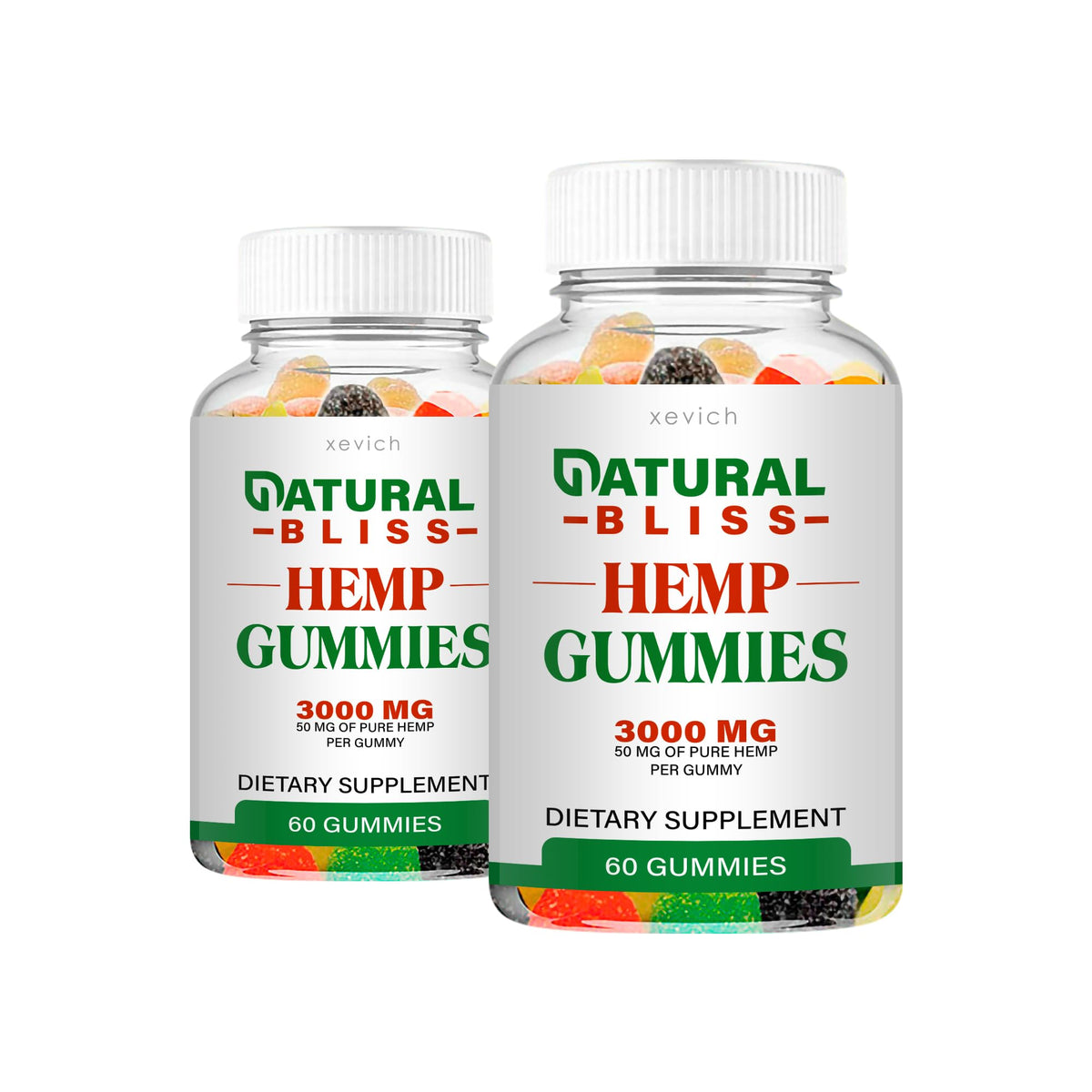 Hemp Gummies 2 Pack 120 Gummies N40343