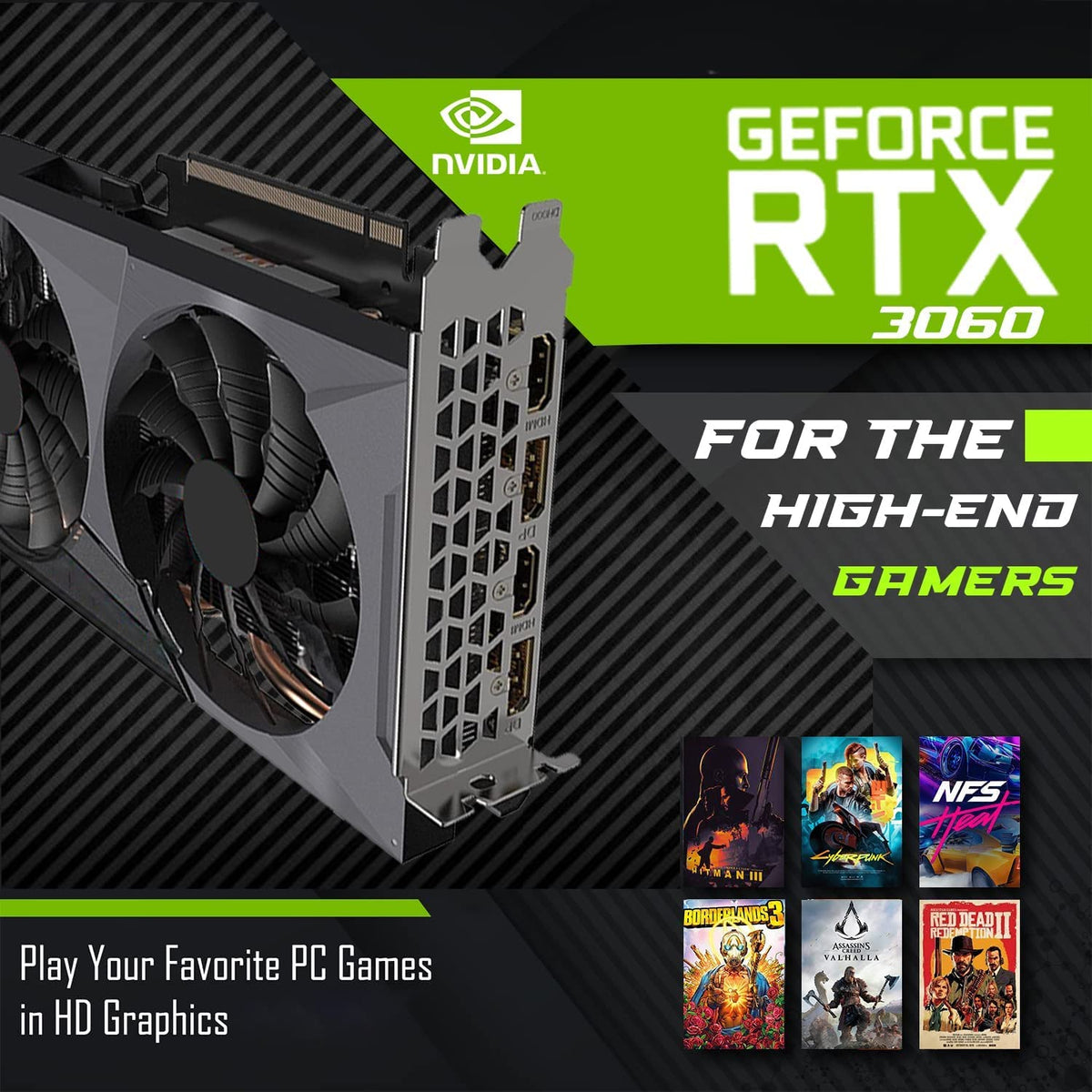 Gaming Tower PC, i5 8th Gen, 16GB RAM, 1TB Nvme R311