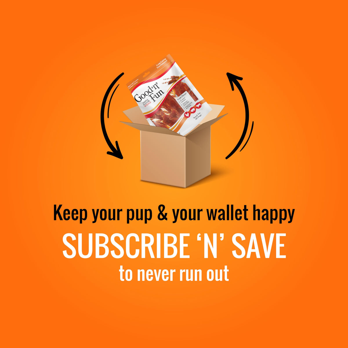 Long-Lasting Dog Treat for Large Dogs, 6 Count K8096