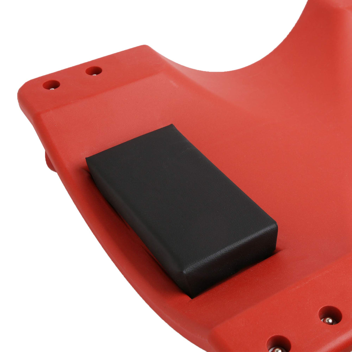 Red 40 Inch Plastic Rolling Creeper R811