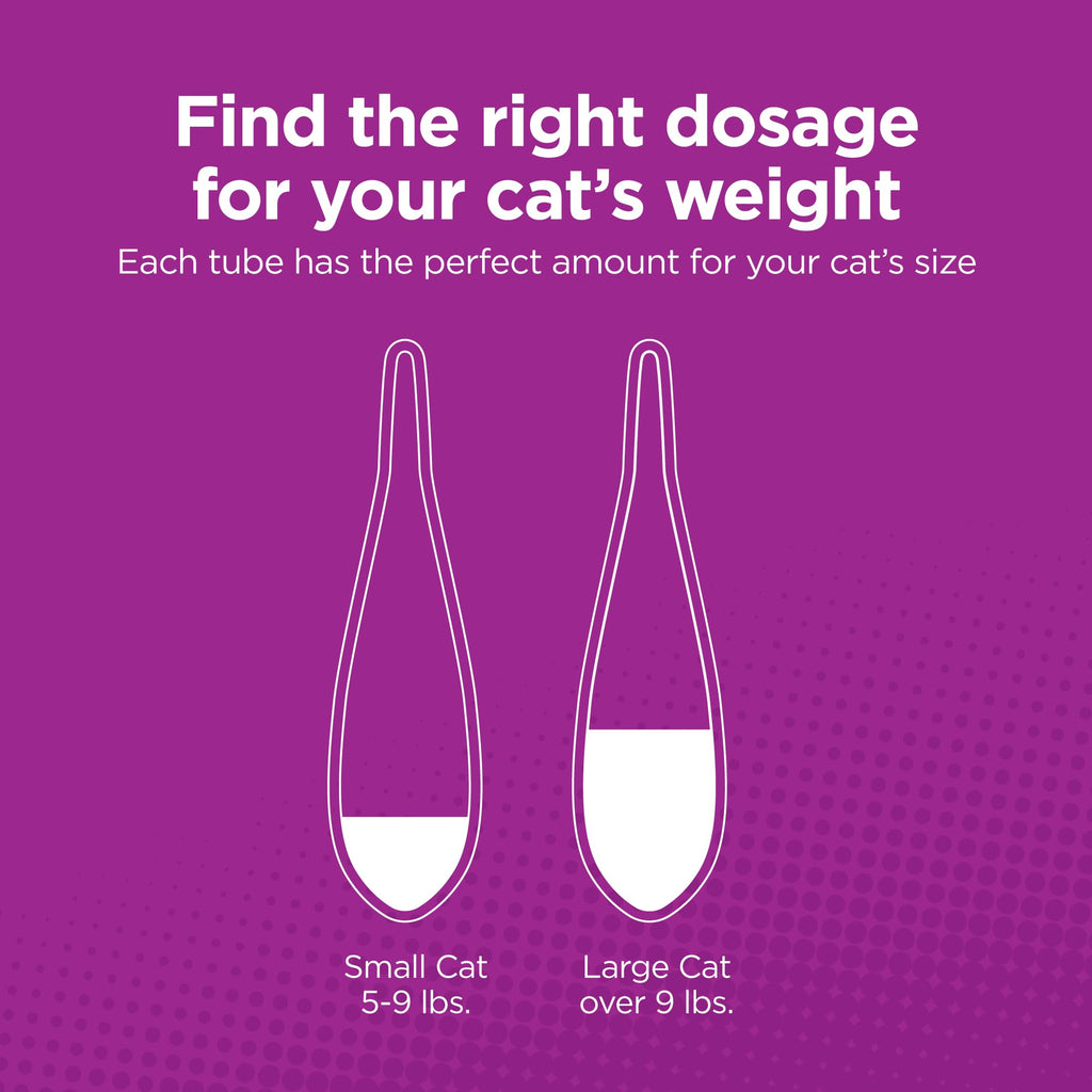 Flea Treatment for Small & Medium Cats 5-9 lbs, 6 Doses M790345