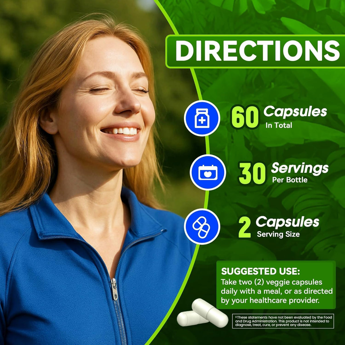 Moringa Capsules 1000mg 10:1 Leaf Extract 60 Veg Capsules V73828