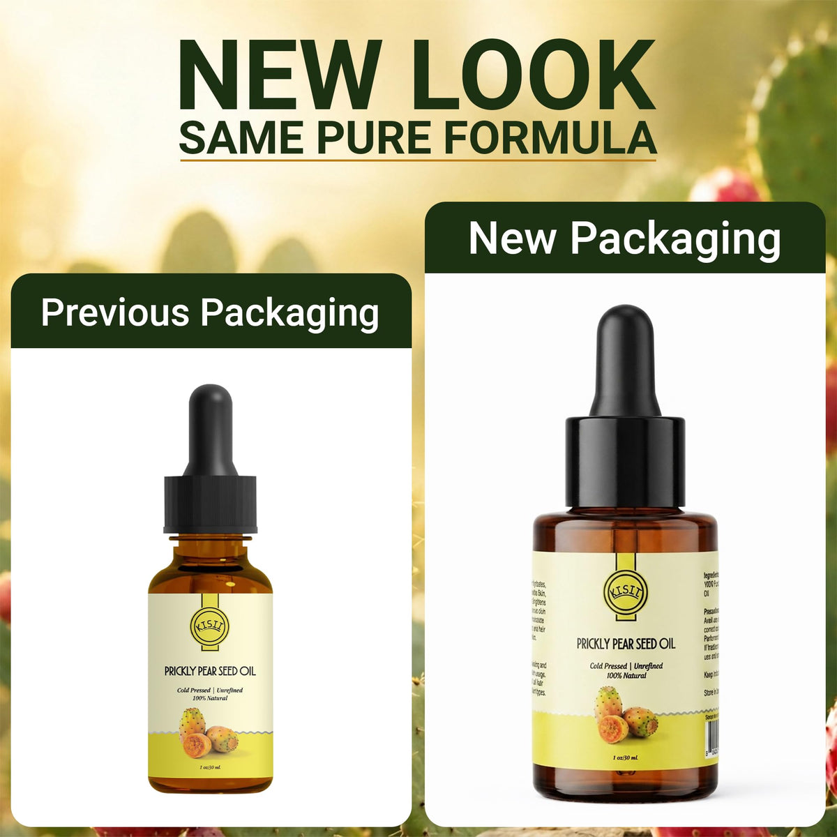 Prickly Pear Seed Oil 1 oz Glass Bottle D9212