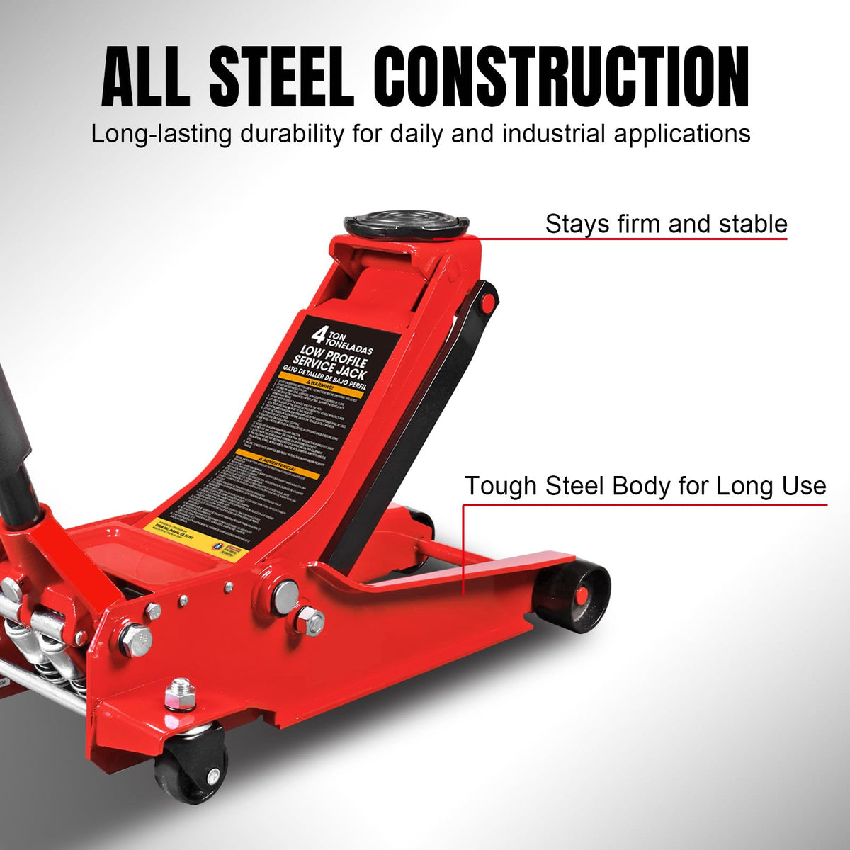 4 Ton Hydraulic Low Profile Floor Jack A6759