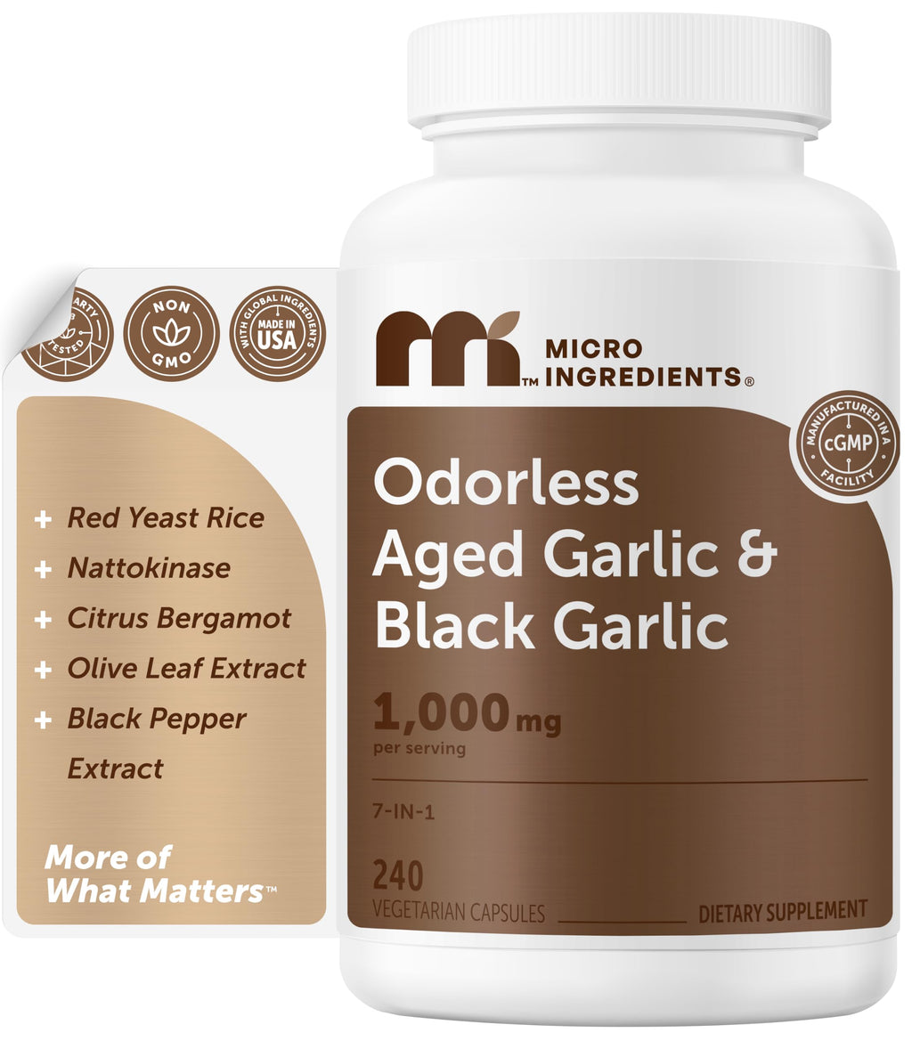 Odorless Aged Garlic & Black Garlic G59687