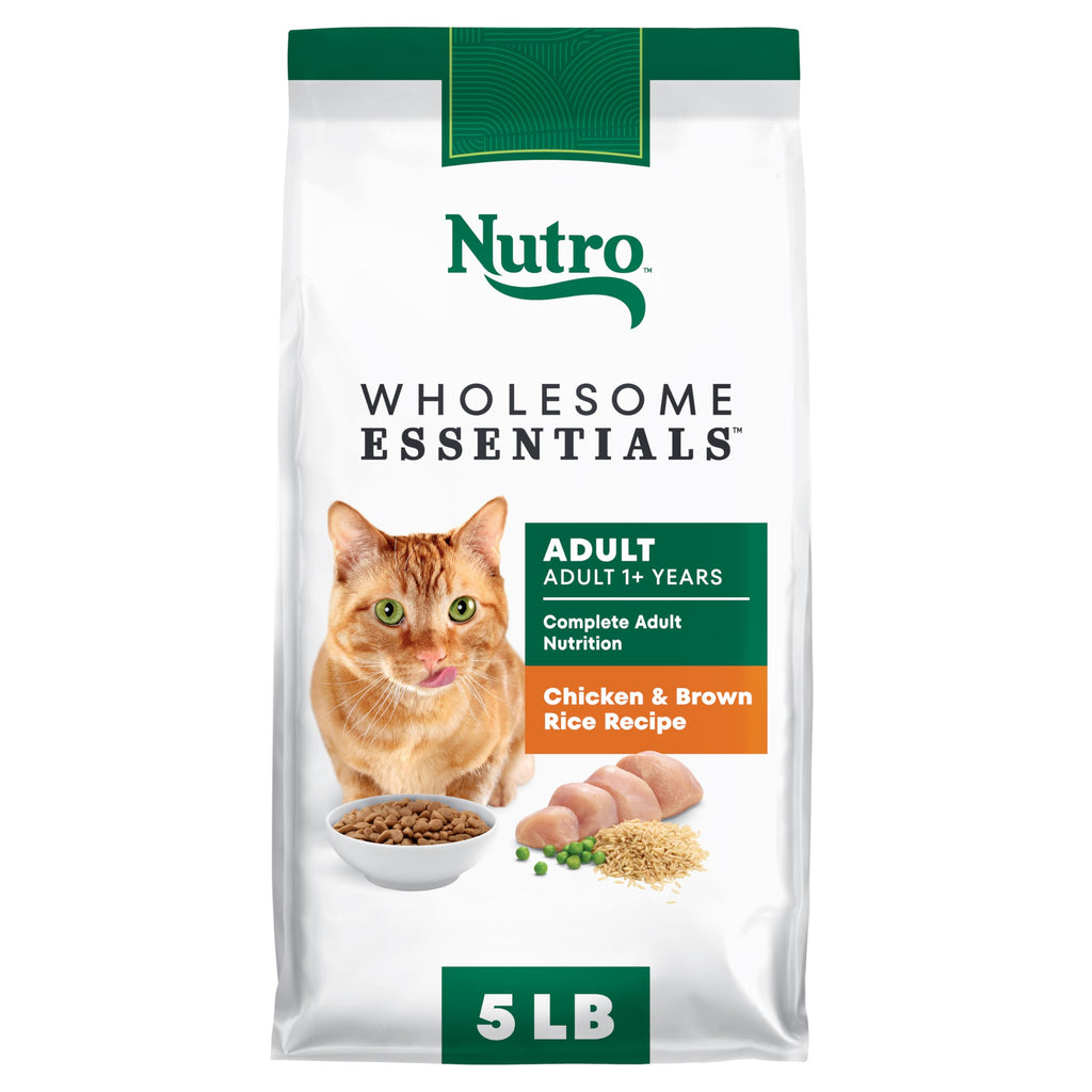 Adult Dry Cat Food Chicken & Brown Rice 5 lb K46556