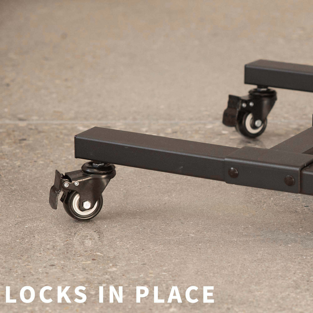 Black Rolling TV Cart for 13 to 50 inch Screens I390