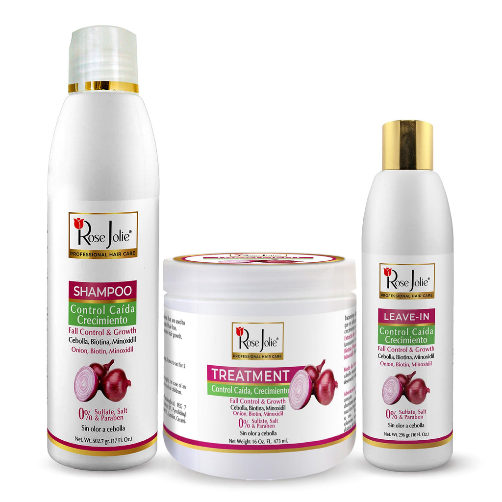 Sulfate Free Hair Growth Bundle Shampoo Hair Mask Leave In Conditioner Y54172
