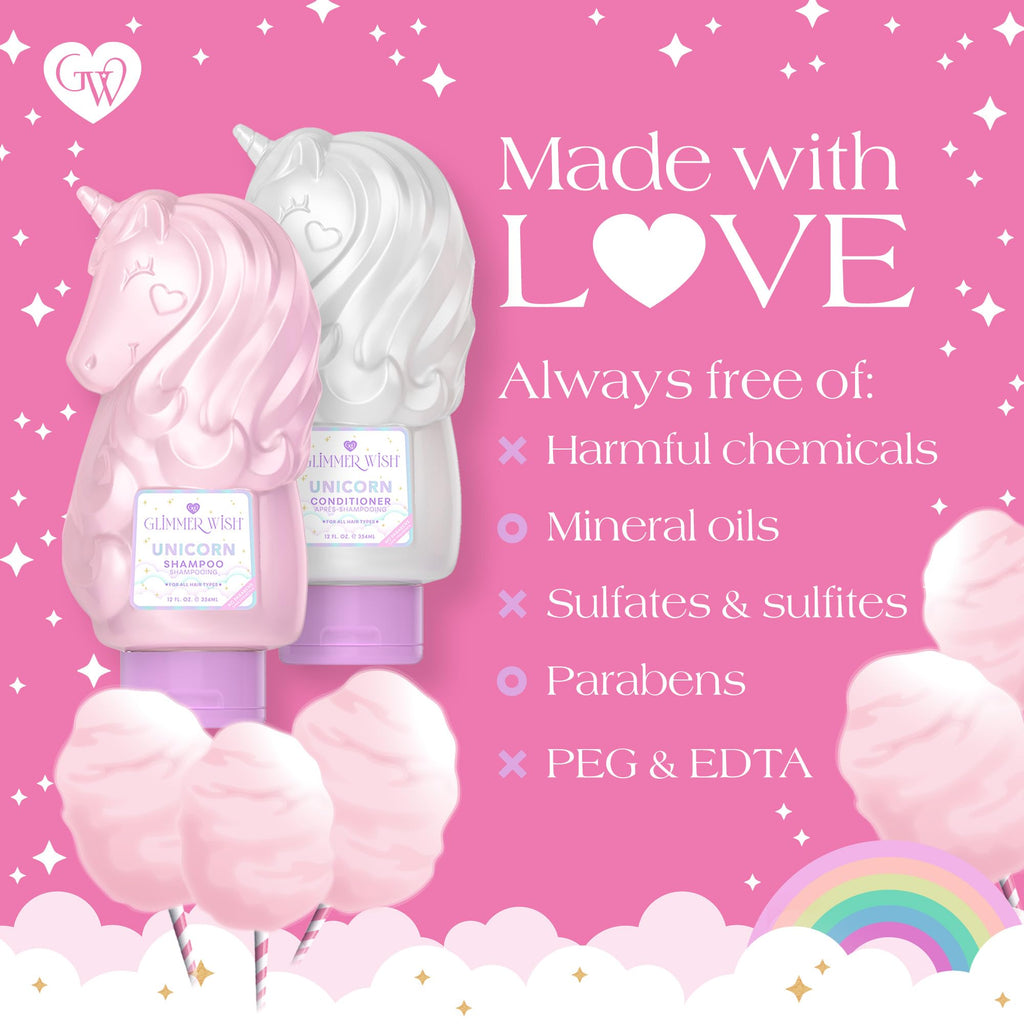 Unicorn Shampoo + Conditioner Tropical Beach Scent 2 x 12 Fl Oz E11928
