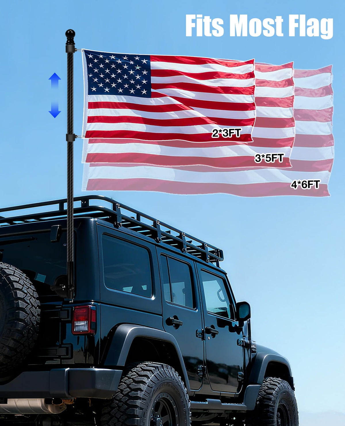 Carbon Fiber Flag Pole P9279