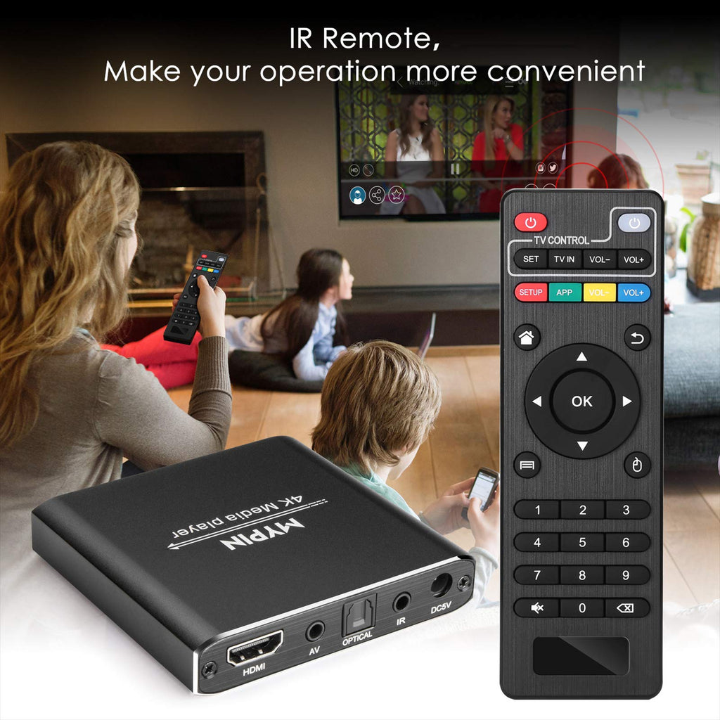 4K Media Player with Remote Control X705388