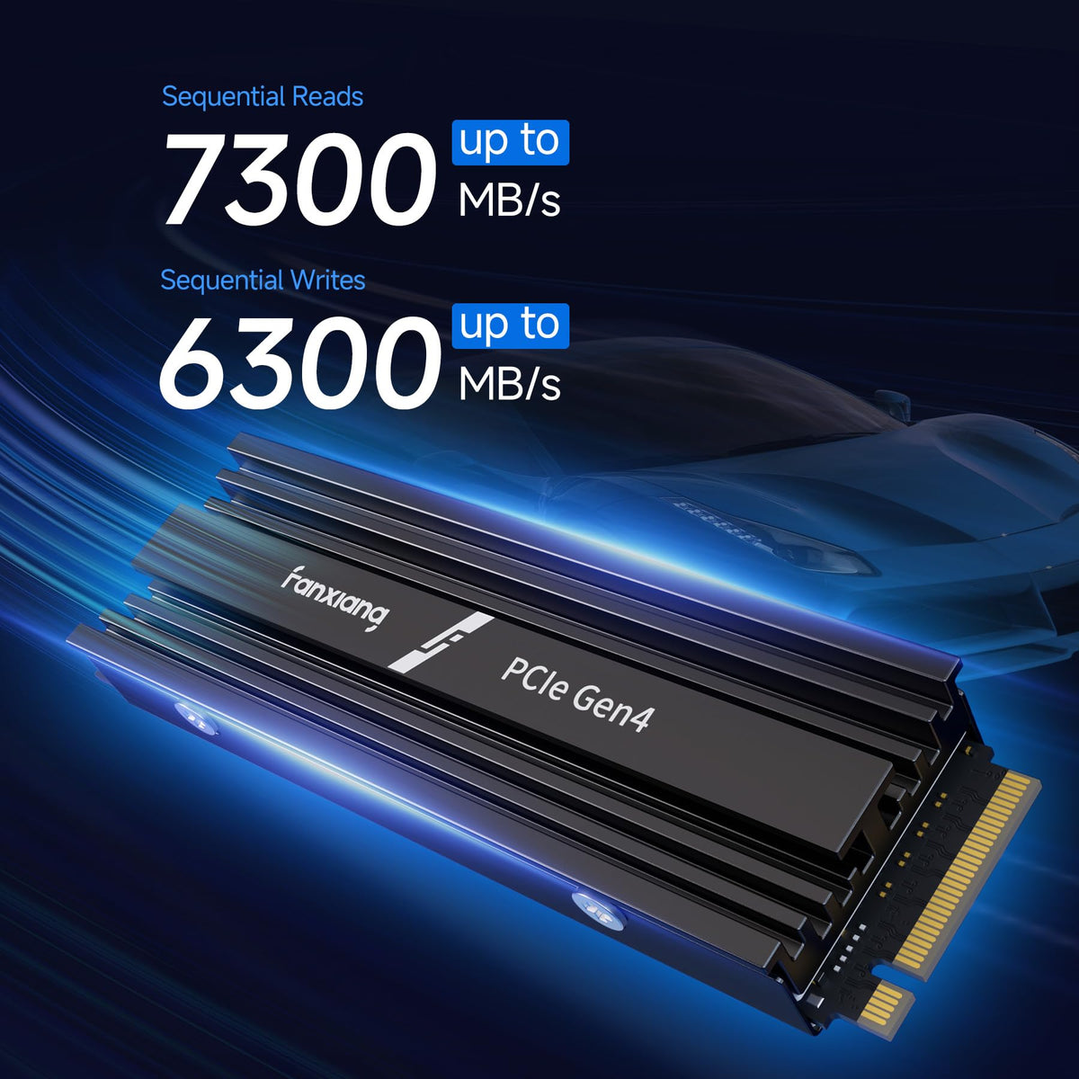 2TB NVMe M.2 PCIe 4.0 Internal SSD with Heatsink P15428