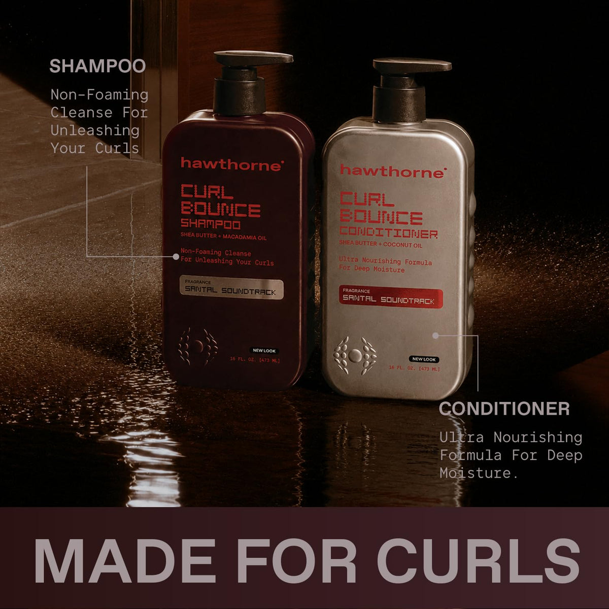 Curly Hair Shampoo & Conditioner Set 16 oz Each N50470
